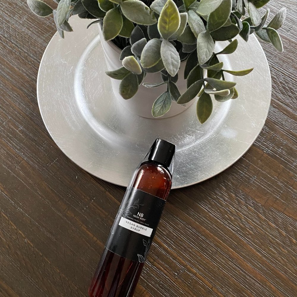 BRAND NEW VEGAN BUBBLE SYRUP BODY WASH NOURISHING ORGANIC SCENTED 8OZ